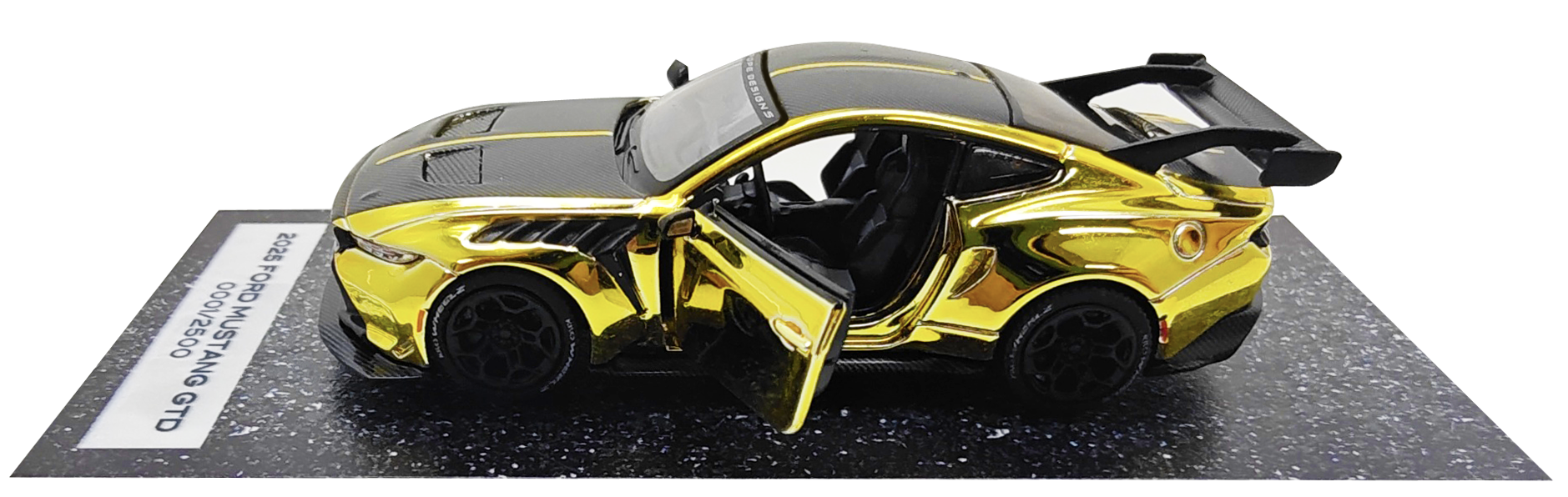 2025 Ford Mustang GTD - display case angle